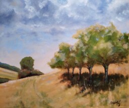 Pětka na svahu  50 x 60